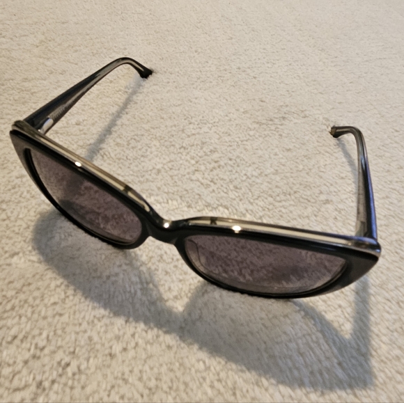 Ted Baker Black Sunglasses Cat Eye Luxury Contemporary Minimalist Summer Resort - Picture 7 of 12